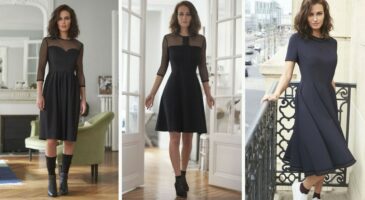 1.2.3 et Isabelle Wang réinventent la petite robe noire pour les fêtes !