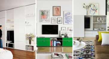 18 astuces pour cacher sa télévision