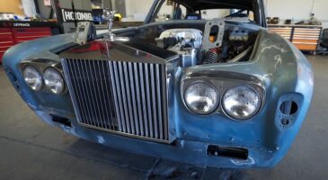 Une Rolls-Royce Silver Shadow... équipée d’un moteur V8 Hellcat