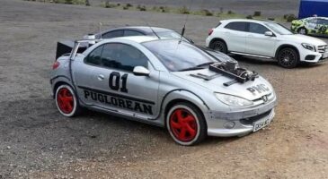 Puglorean 01 : une 206 CC se métamorphose en Delorean