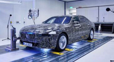 BMW i7 : un teaser en plein tests acoustiques