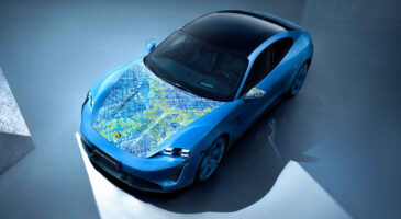 Une peinture unique pour cette Porsche Taycan personnalisée