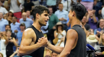 US Open : Alcaraz et Medvedev lâchent un set, Evans dans l'histoire