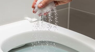Jeter du sel dans les toilettes : pourquoi c'est recommandé et à quelle fréquence le faire ?