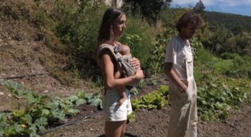 Alex et Paula, parents d’un bébé, ont tout quitté pour vivre en autosuffisance dans une forêt : "Nous buvons l'eau de la rivière, nous mangeons du gibier et nous cultivons nos légumes pour manger"