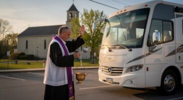 Pourquoi des centaines de camping-cars viennent se faire bénir dans ce petit village breton en 2026 ?