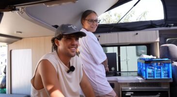 Marina et Fran vivent dans un van d'à peine trois mètres carrés