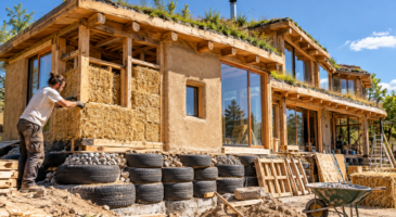 Jonathan, auto-constructeur passionné d'habitat écologique alternatif : "On peut tout à fait faire des 340 m² pour 40 000 euros"