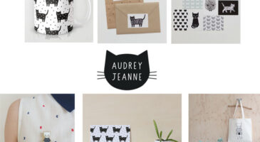 On craque pour.... L'illustratice Audrey Jeanne. Entre minimal