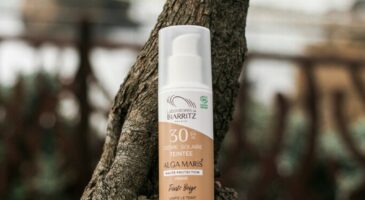 Crème solaire Visage teintée ALGA MARIS® SPF30 BEIGE des Laboratoires de Biarritz