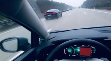 VIDEO : une Golf eTSI poursuit une Porsche Panamera à 238 km/h !