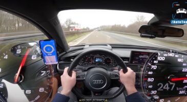 VIDEO : à 324 km/h, son Audi RS6 C7 lui réserve une surprise !