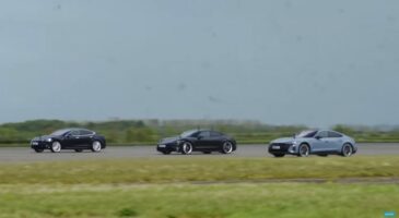 Audi RS e-tron GT vs. Porsche Taycan et Tesla Model S ! (+ vidéo)
