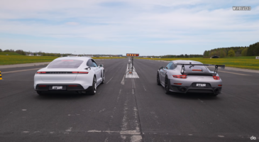 Porsche 911 GT2 RS versus Taycan Turbo S : qui gagne ? (+ vidéo)