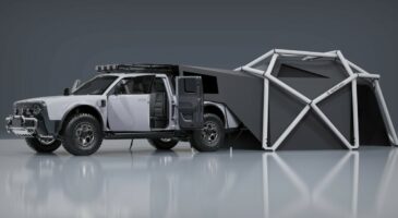 AMC Wolf+ : ce pick-up électrique se transforme en tente !