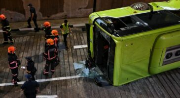 Vidéo : il évite de se faire écraser par son propre bus !