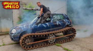 Vidéo : un char d’assaut sur base de Renault Clio ?