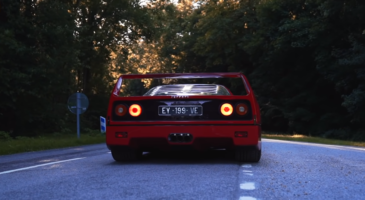 C'est probablement la plus agréable vidéo d'une Ferrari F40... !