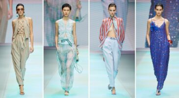 Défilé Emporio Armani : pour ses 40 ans, la ligne italienne célèbre la mode YK2