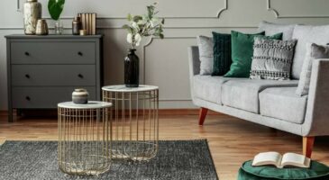 La décoration d'un petit salon !