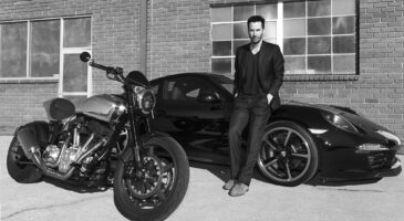 Keanu Reeves : dans le garage de la star de "Matrix" (en images)