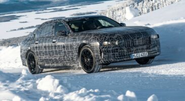 BMW i7 (2022) : la limousine électrique en camouflage officiel