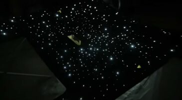 Il transforme le pavillon de son X6 M en ciel étoilé de Rolls