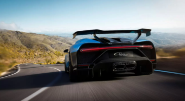 La Bugatti Chiron Pur Sport... détruit ses pneus arrière !