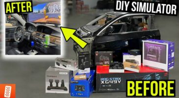 Vidéo : Une BMW Série 3 devient un simulateur pour jeux vidéo !