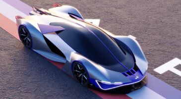 Des étudiants imaginent l'Alpine à hydrogène de 2035 !