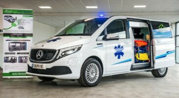 Des ambulanciers adoptent le Mercedes EQV 100 % électrique