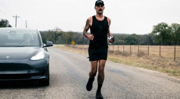 Une Tesla battue par un marathonien après 72 h de course !