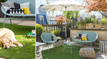 Terrasse avant / après : relooking photos idées déco moderne