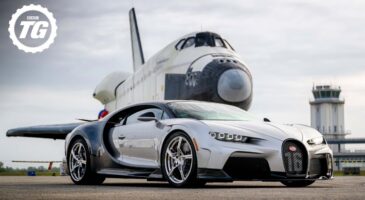 Bugatti Chiron vs... navette spatiale : qui l'emporte ? (vidéo)