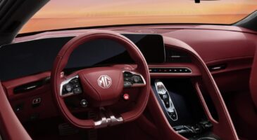 MG Cyberster (2024) : un intérieur sensationnel ! (en images)