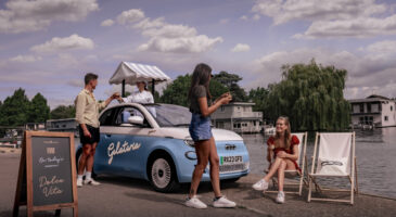 Fiat 500e Gelateria : le plus petit glacier du monde !