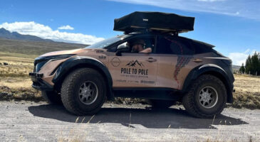 La Nissan Ariya "pole to pole" a franchi les 20 000 km