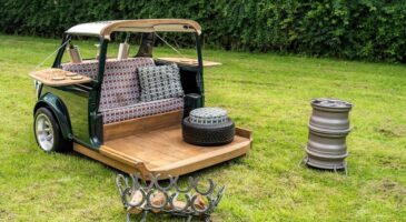 Il transforme sa Mini Cooper en mini-bar !