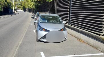 Toulouse : un marquage sauvage de sept places de stationnement en pleine ville