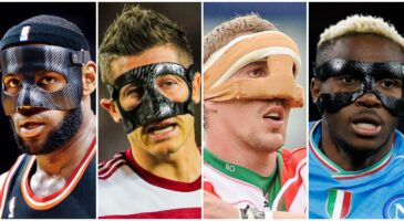 Avant Kylian Mbappé, ces sportifs qui ont porté un masque