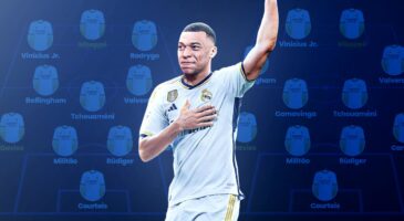 Quel onze pour le Real Madrid avec Kylian Mbappé ?