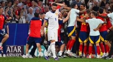 Les Bleus renversés et stoppés par l'Espagne à l'Euro 2024