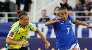 L'énorme coup de canon de Karchaoui lors de France-Suède