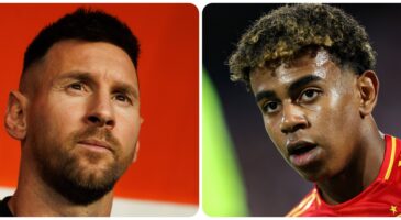 Messi, quand il donnait le bain au bébé Yamal