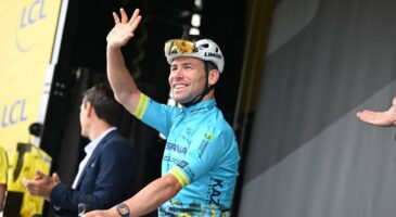 Un bel hommage rendu à Cavendish sur le Tour de France