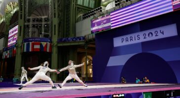 Enceinte de 7 mois, Nada Hafez dispute le tournoi d'escrime !