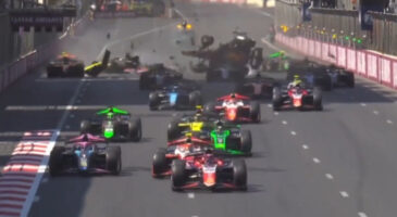 Crash et miracle au GP d'Azerbaïdjan de F2 (vidéo)