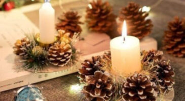 Noël : transformez vos pommes de pin en décorations magiques et économiques !