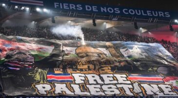 Grosse polémique autour du tifo de soutien à la Palestine