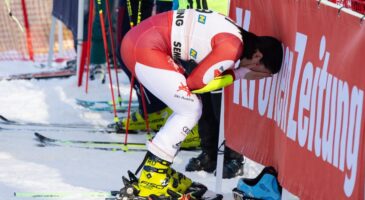 Ski: L’improbable chute à la première porte de Huber (vidéo)